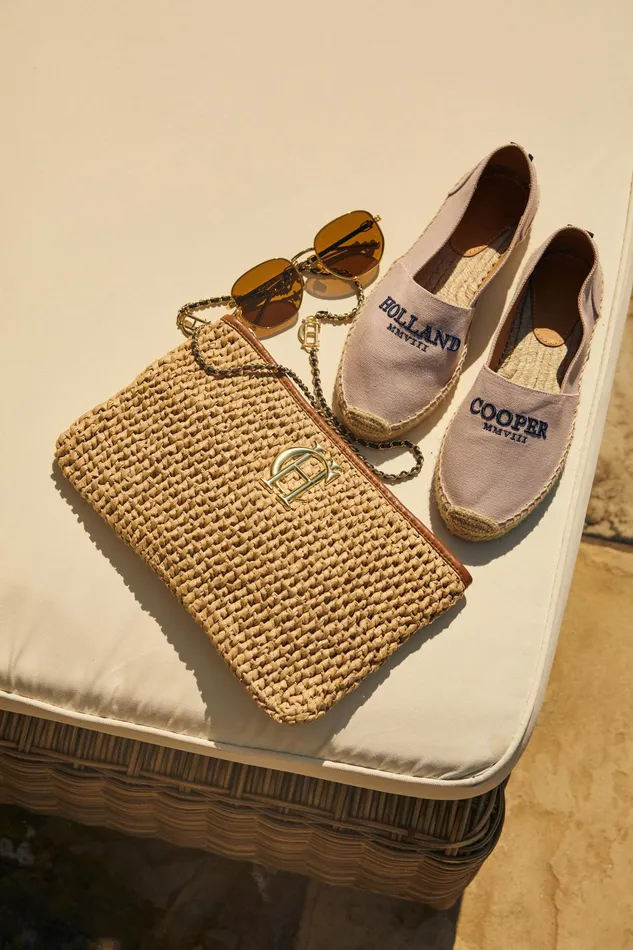 Holland Cooper Riviera Clutch Natural Women Clutch Bags Holland Cooper Riviera Clutch Natural Women Clutch Bags