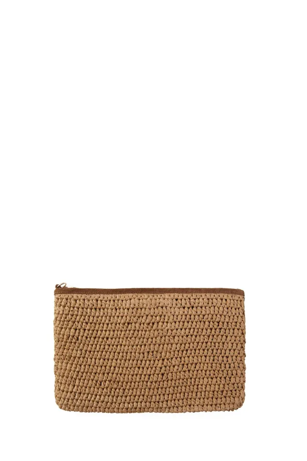 Holland Cooper Riviera Clutch Natural Women Clutch Bags Holland Cooper Riviera Clutch Natural Women Clutch Bags