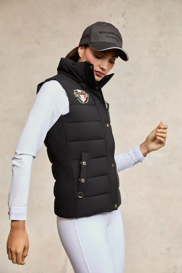 Holland Cooper Team HC Gilet Black Women Gilets Holland Cooper Team HC Gilet Black Women Gilets
