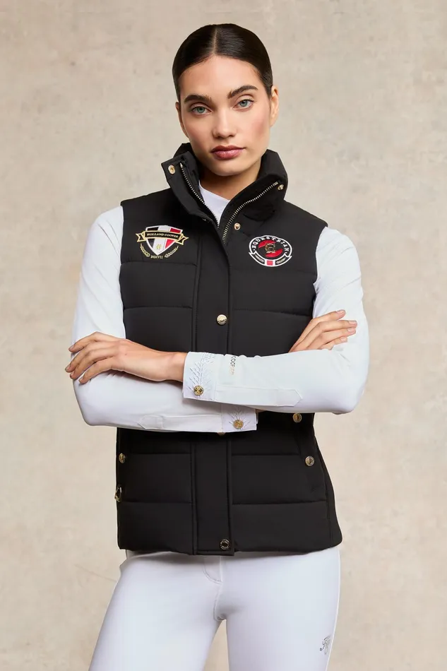 Holland Cooper Team HC Gilet Black Women Gilets Holland Cooper Team HC Gilet Black Women Gilets