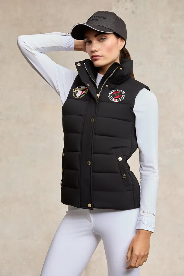 Holland Cooper Team HC Gilet Black Women Gilets Holland Cooper Team HC Gilet Black Women Gilets