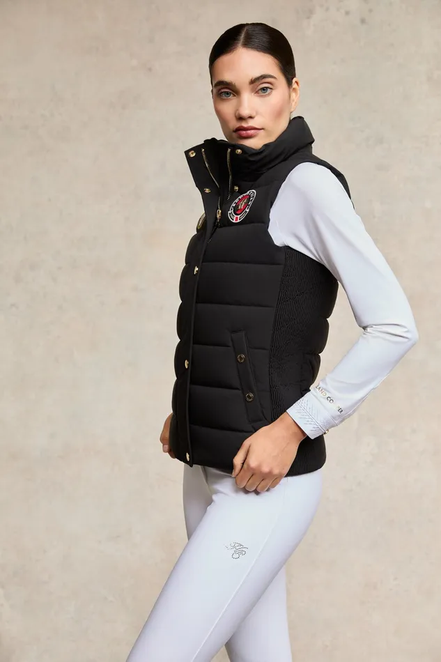 Holland Cooper Team HC Gilet Black Women Gilets Holland Cooper Team HC Gilet Black Women Gilets