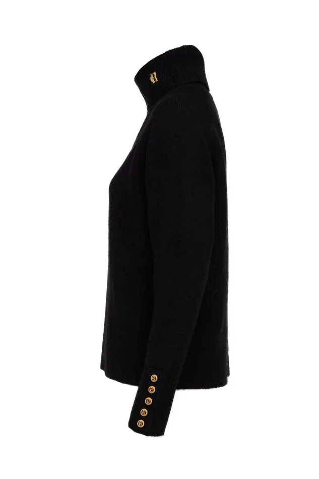 Holland Cooper Tori Knit Black Women Knitwear Holland Cooper Tori Knit Black Women Knitwear
