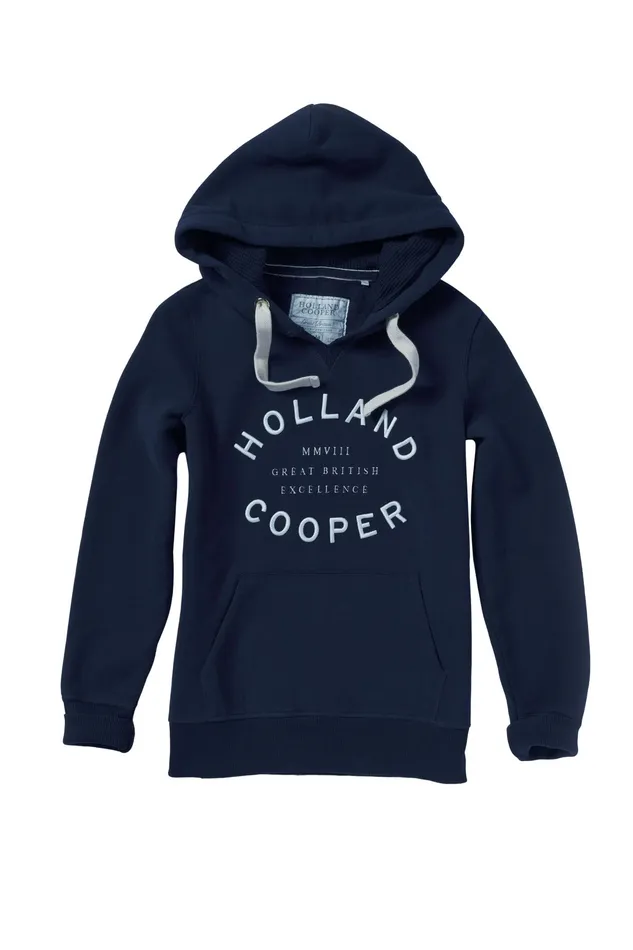 Holland Cooper Varsity Hoodie Ink Navy Women Hoodies Holland Cooper Varsity Hoodie Ink Navy Women Hoodies