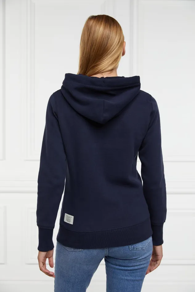 Holland Cooper Varsity Hoodie Ink Navy Women Hoodies Holland Cooper Varsity Hoodie Ink Navy Women Hoodies