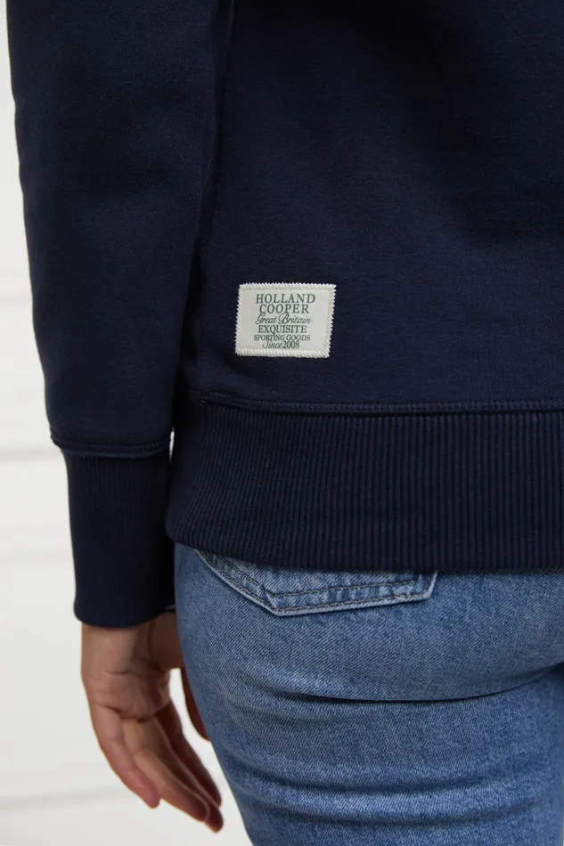 Holland Cooper Varsity Hoodie Ink Navy Women Hoodies Holland Cooper Varsity Hoodie Ink Navy Women Hoodies