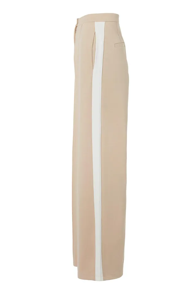 Holland Cooper Wide Leg Pant Camel Women Trousers Holland Cooper Wide Leg Pant Camel Women Trousers