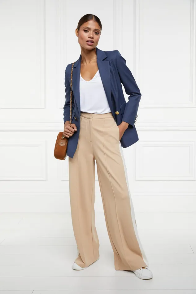Holland Cooper Wide Leg Pant Camel Women Trousers Holland Cooper Wide Leg Pant Camel Women Trousers