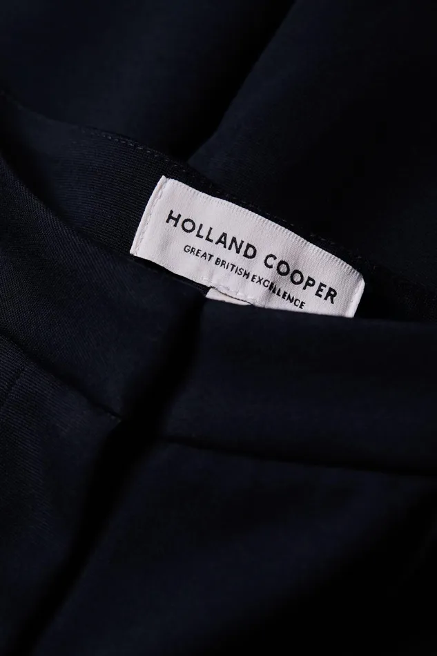 Holland Cooper Wide Leg Pant Navy Navy Women Trousers Holland Cooper Wide Leg Pant Navy Navy Women Trousers