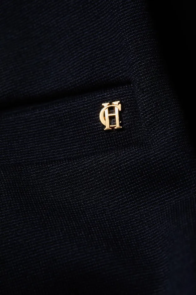 Holland Cooper Wide Leg Pant Navy Navy Women Trousers Holland Cooper Wide Leg Pant Navy Navy Women Trousers