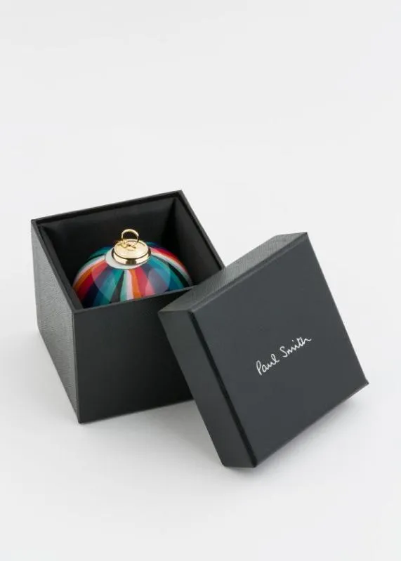 Home HandPainted 039Artist Stripe039 Glass Bauble Paul Smith Decorative Accessories Home HandPainted 039Artist Stripe039 Glass Bauble Paul Smith Decorative Accessories