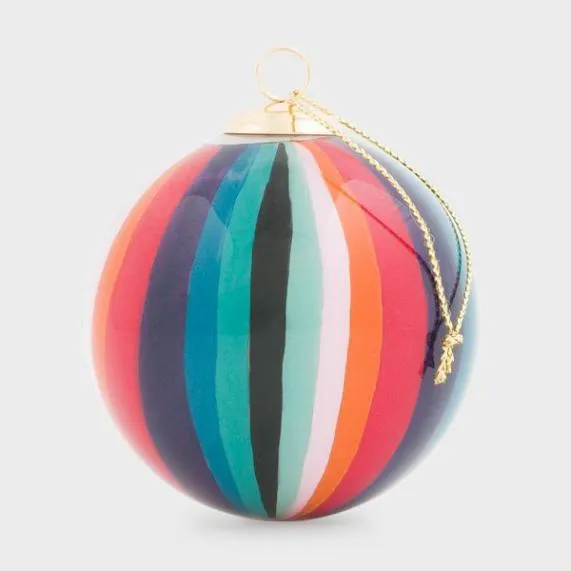 Home HandPainted 039Artist Stripe039 Glass Bauble Paul Smith Decorative Accessories Home HandPainted 039Artist Stripe039 Glass Bauble Paul Smith Decorative Accessories