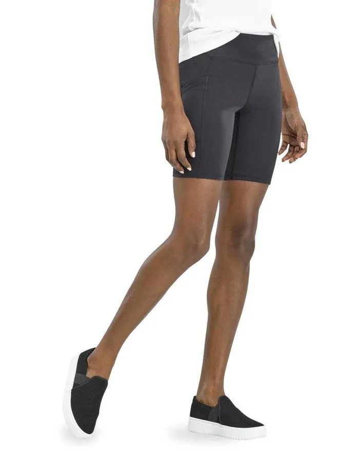 Hue Active Pep Talking Bike Shorts Black Women Shorts and Skirts