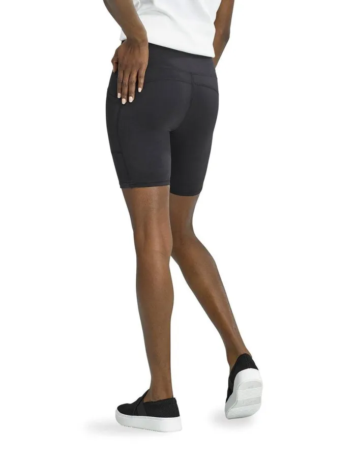 Hue Active Pep Talking Bike Shorts Black Women Shorts and Skirts