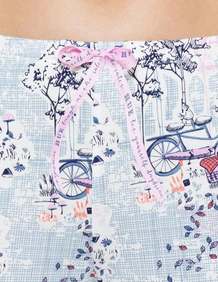 Hue Picnic In The Park PJ Pant Cannoli Cream Women Plus Size