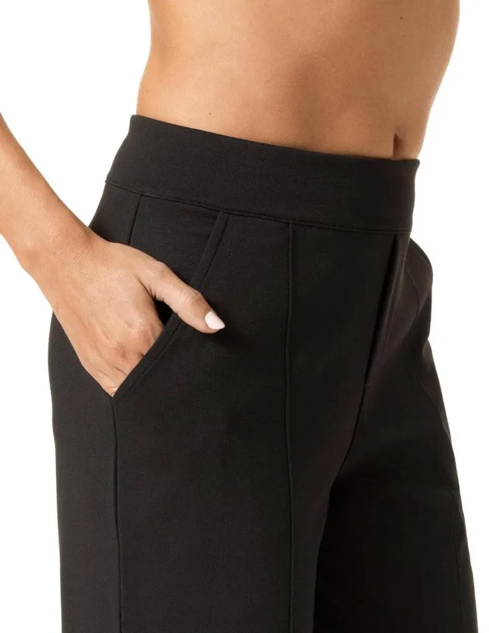 Hue Ponte Pull On Trouser Black Women Trousers