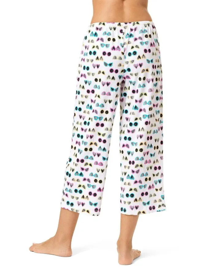 Hue Sunny Time Shades PJ Cpari White Women Bottoms