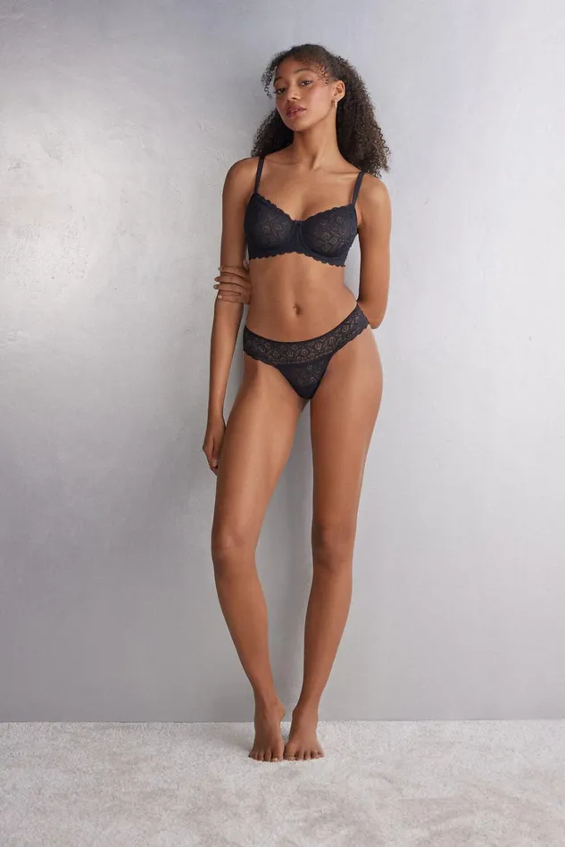 Intimissimi Balconette Women Daniela Balconette Bra In Lace Black 019 8211 Black
