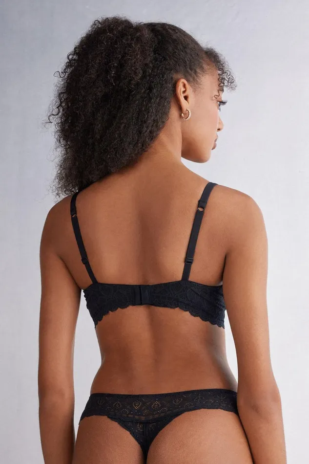 Intimissimi Balconette Women Daniela Balconette Bra In Lace Black 019 8211 Black