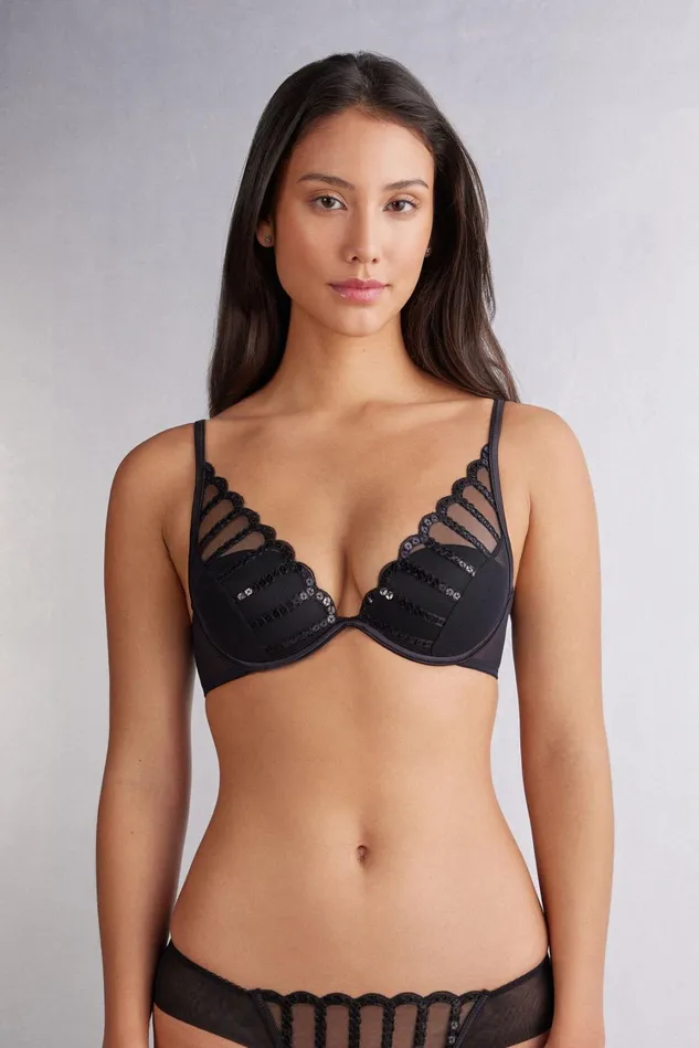 Intimissimi Balconette Women See The Magic Elena Balconette Bra Black 019 8211 Black