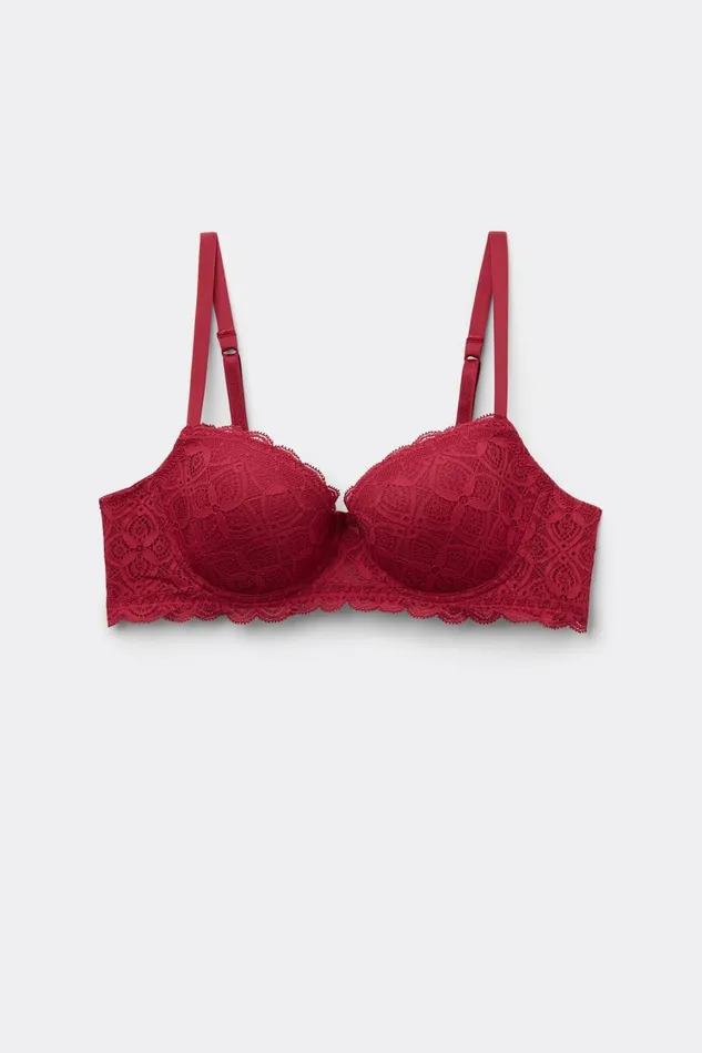 Intimissimi Balconette Women Sofia Balconette Bra In Lace Red 1473 8211 Rosso