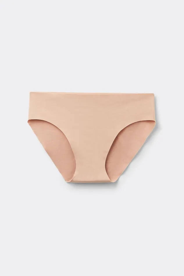 Intimissimi Bikini Panties Women Seamless Cotton Panties Natural 044 8211 Honey Soft Beige