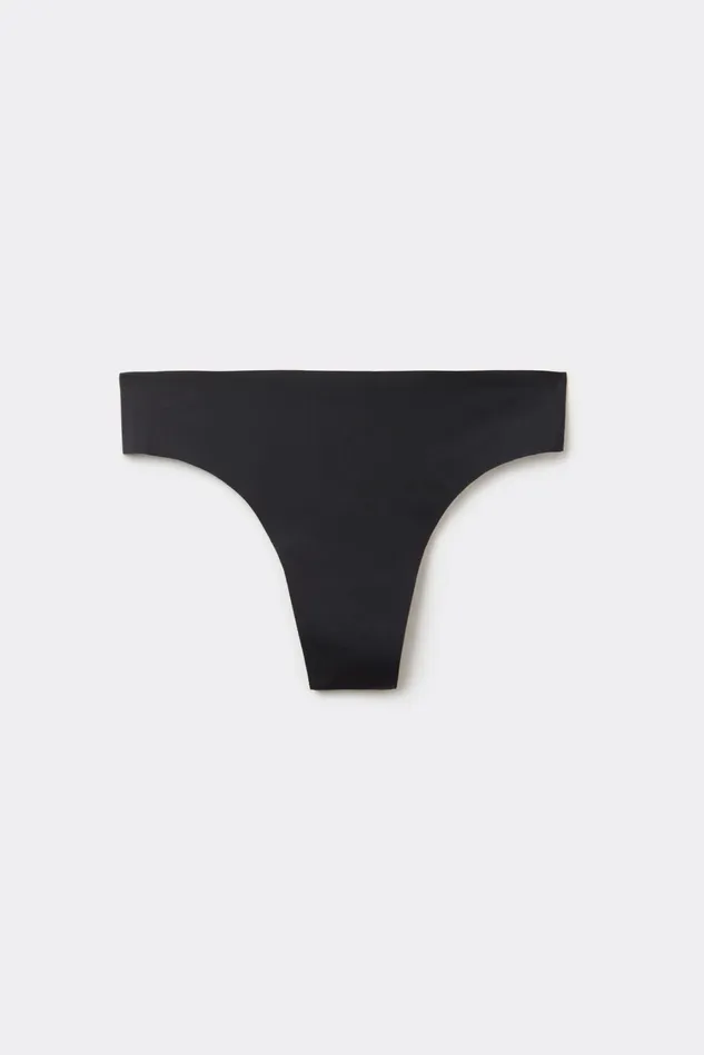 Intimissimi Brazilian Cut Women Brazilian Panties In Seamless Ultra Light Microfiber Black 019 8211 Black