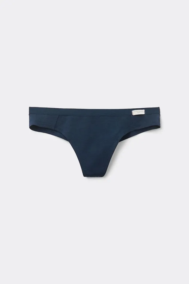 Intimissimi Brazilian Cut Women Cotton Brazilian Blue 1467 8211 Intense Blue