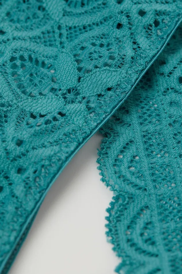 Intimissimi Brazilian Cut Women Lace Brazilian Blue 654j 8211 Lagoon Blue