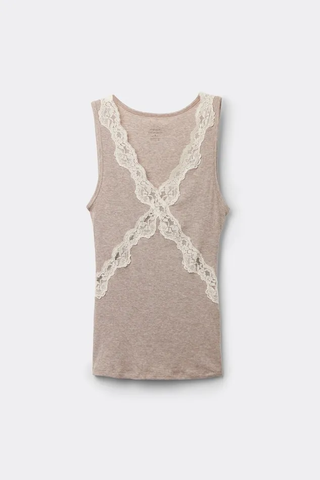 Intimissimi Camisoles Tank Tops Women Effortless Beauty Tank Top Brown 767j 8211 Light Browncream