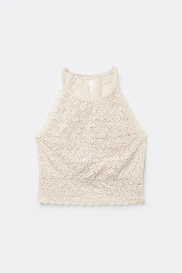 Intimissimi Camisoles Tank Tops Women Lace Bra Top Natural 2280 8211 Avorio Crema