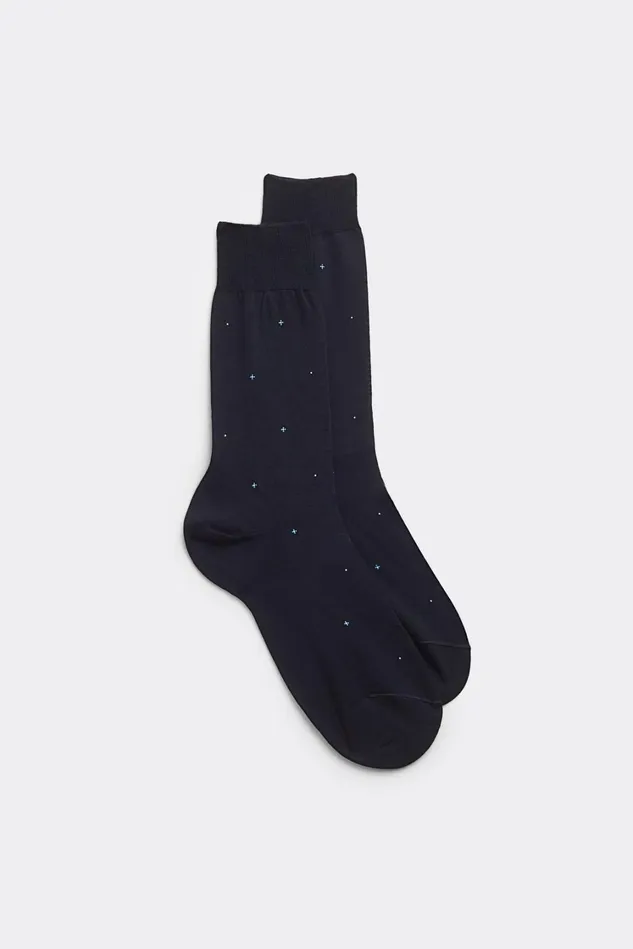 Intimissimi Short Socks Men Lisle Cotton Short Socks Print 726j 8211 Blu Scuro Stampa Micro Fiore Intimissimi Short Socks Men Lisle Cotton Short Socks Print 726j 8211 Blu Scuro Stampa Micro Fiore