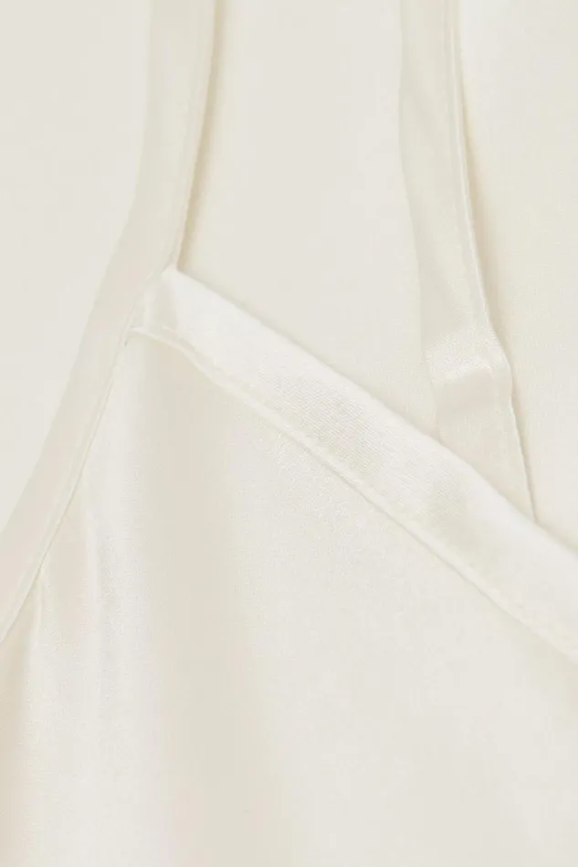 Intimissimi Slips Babydolls Women Silk Slip Ivory 2127 8211 Talc White