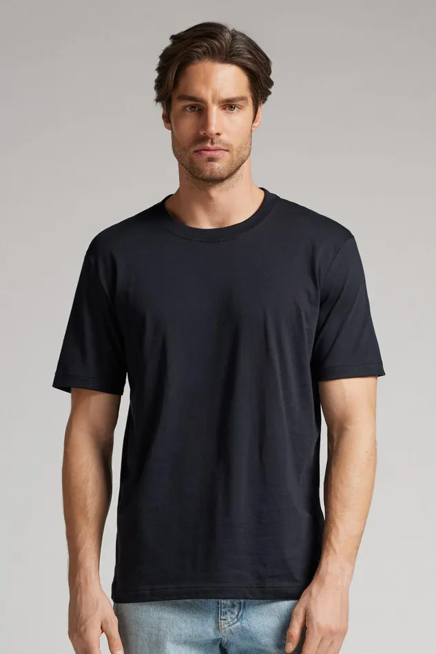 Intimissimi TShirts Polos Men Extrafine Superior Cotton Regular Fit TShirt Black 019 8211 Black Intimissimi TShirts Polos Men Extrafine Superior Cotton Regular Fit TShirt Black 019 8211 Black