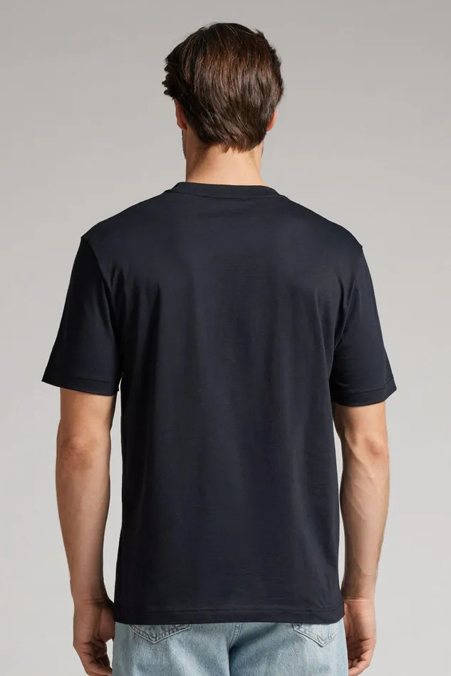 Intimissimi TShirts Polos Men Extrafine Superior Cotton Regular Fit TShirt Black 019 8211 Black