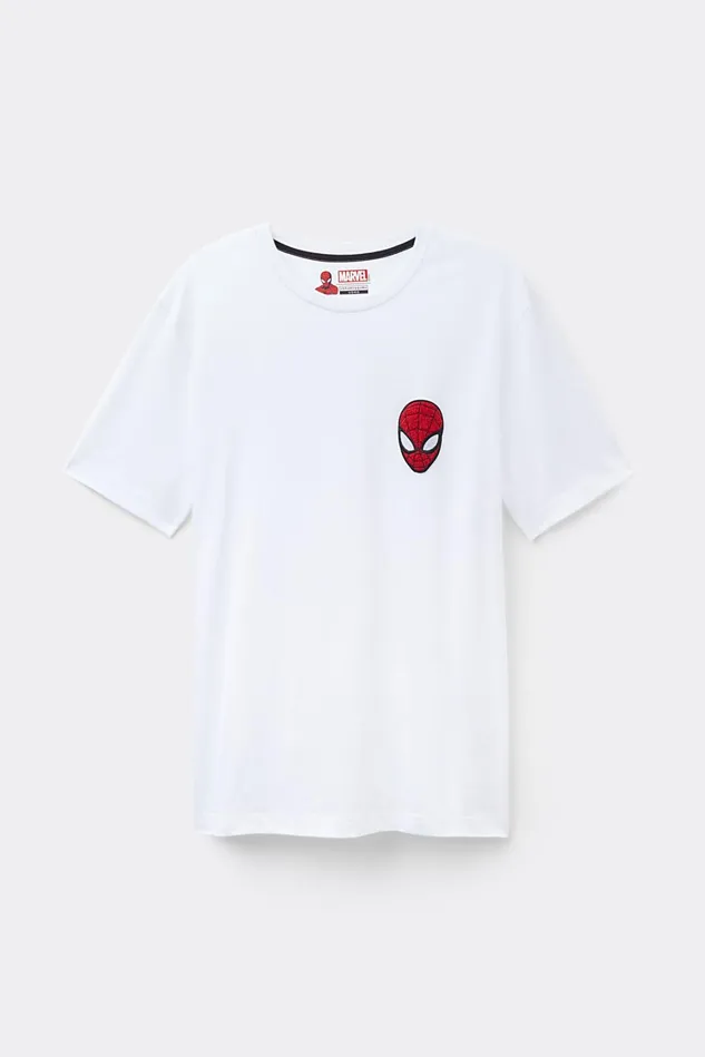 Intimissimi TShirts Polos Men SpiderMan Marvel Cotton TShirt White 001 8211 White