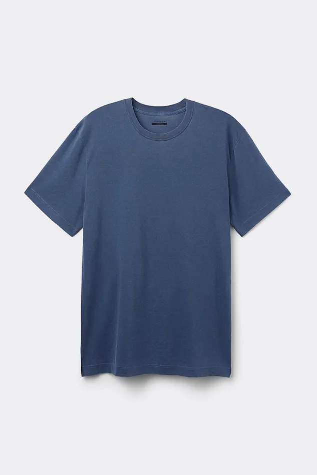 Intimissimi TShirts Polos Men Washed Collection Cotton TShirt Blue 696j 8211 Blue Stone Delave039