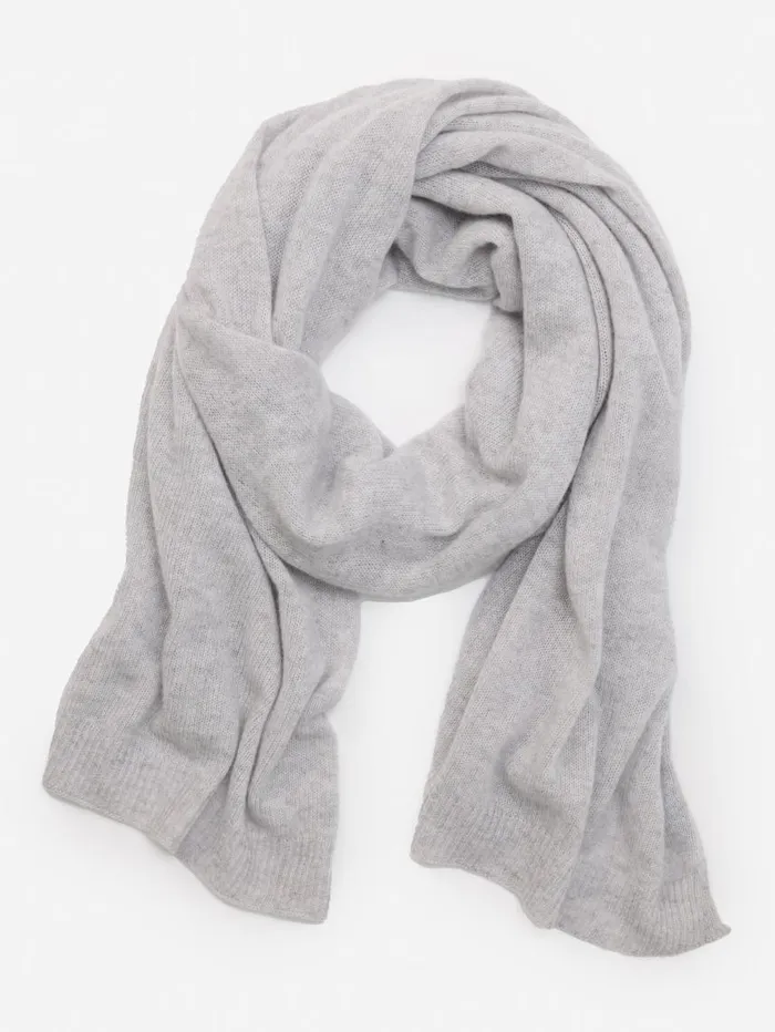 JMcLaughlin Ailia Cashmere Scarf Light Gray Women Scarves