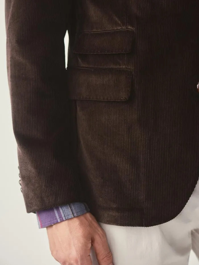 JMcLaughlin Suffolk Corduroy Sport Coat Brown Men Jackets and Outerwear JMcLaughlin Suffolk Corduroy Sport Coat Brown Men Jackets and Outerwear