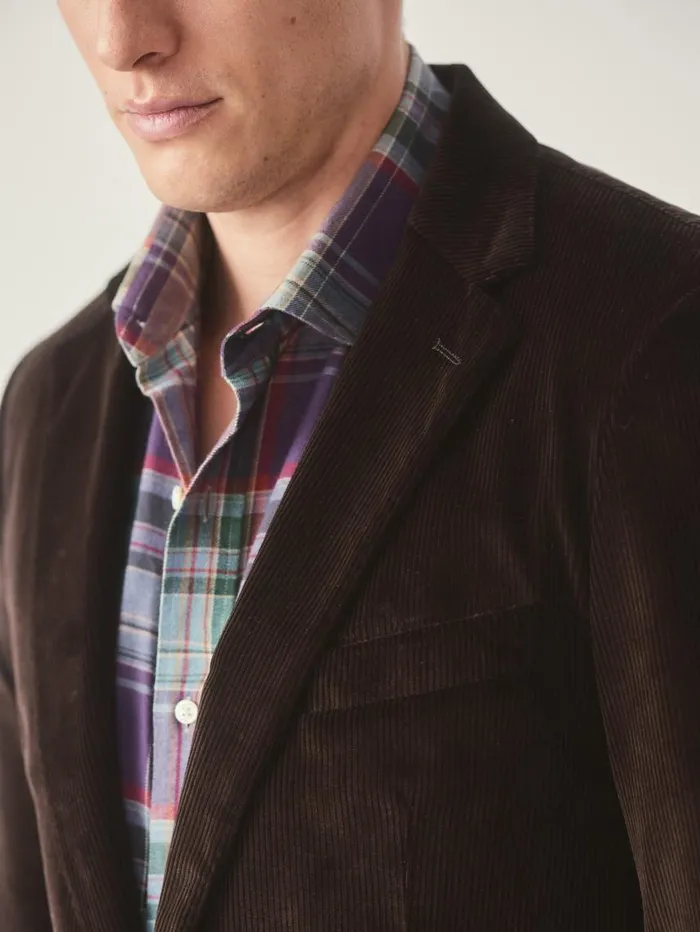 JMcLaughlin Suffolk Corduroy Sport Coat Brown Men Jackets and Outerwear JMcLaughlin Suffolk Corduroy Sport Coat Brown Men Jackets and Outerwear