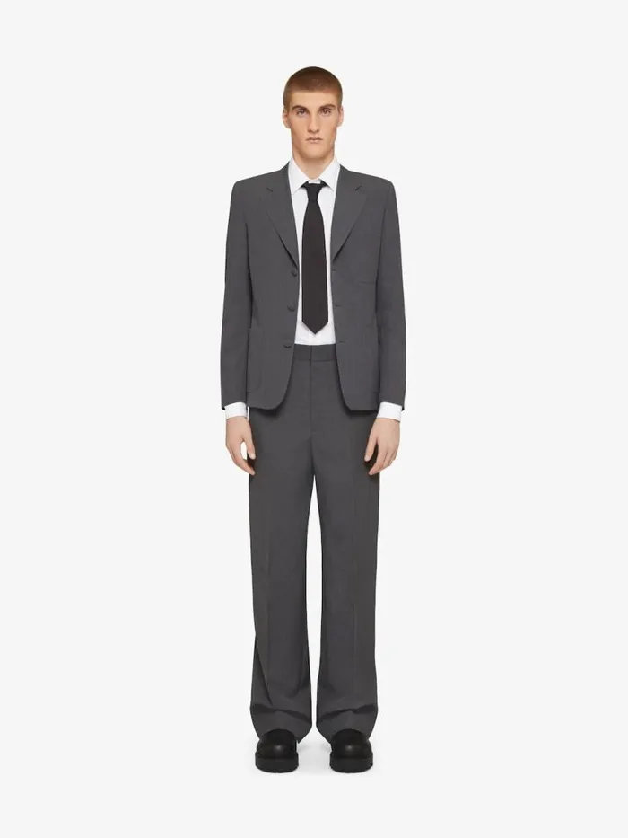 Jacket In Wool Medium Grey Men Givenchy Coats and Jackets