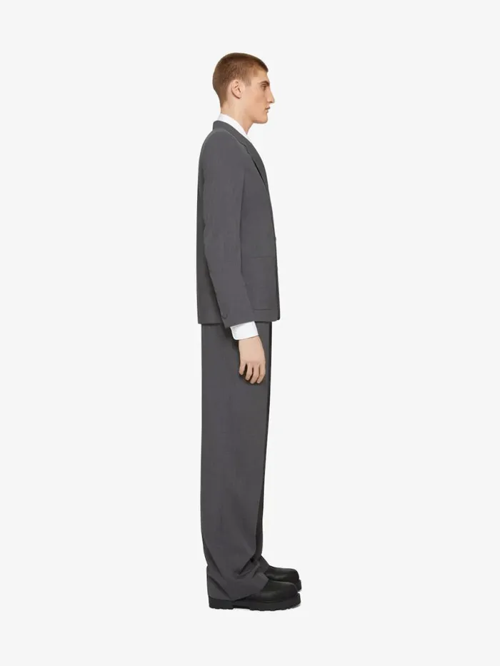 Jacket In Wool Medium Grey Men Givenchy Coats and Jackets