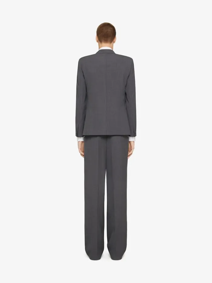 Jacket In Wool Medium Grey Men Givenchy Coats and Jackets