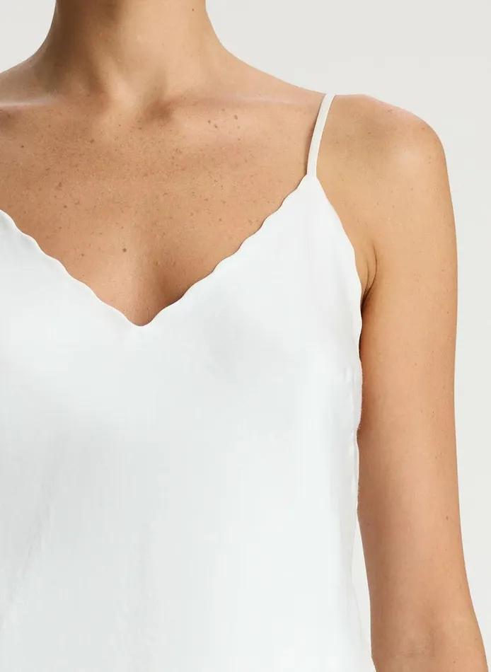 Jackets and Coats Women ALC Malia Scalloped Camisole Top White Jackets and Coats Women ALC Malia Scalloped Camisole Top White