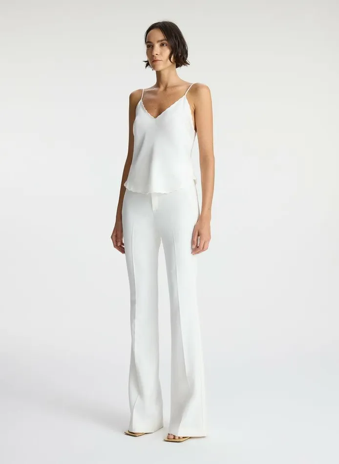Jackets and Coats Women ALC Malia Scalloped Camisole Top White Jackets and Coats Women ALC Malia Scalloped Camisole Top White