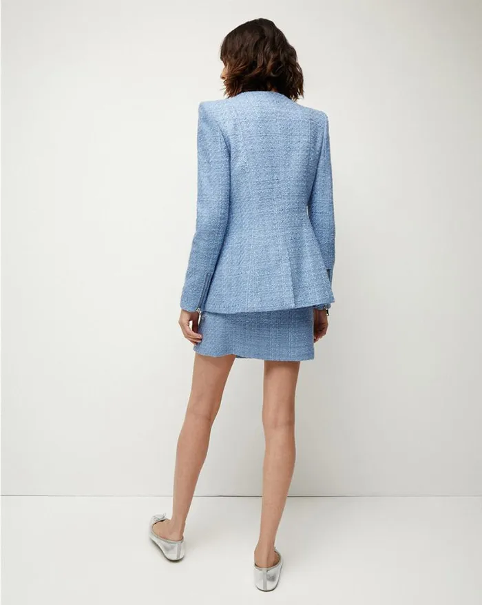 Jackets and Outerwear ShopJackets Veronica Beard Agni Tweed Dickey Jacket Skylight