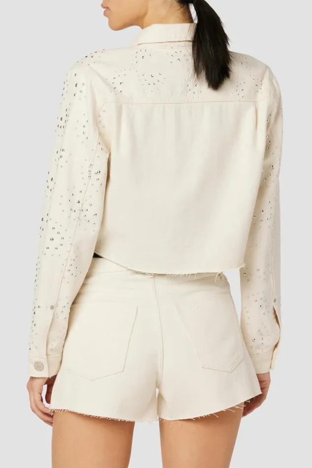 Jackets and Outerwear Women Hudson Jeans Lola Shrunken Jacket Star Studded Jackets and Outerwear Women Hudson Jeans Lola Shrunken Jacket Star Studded