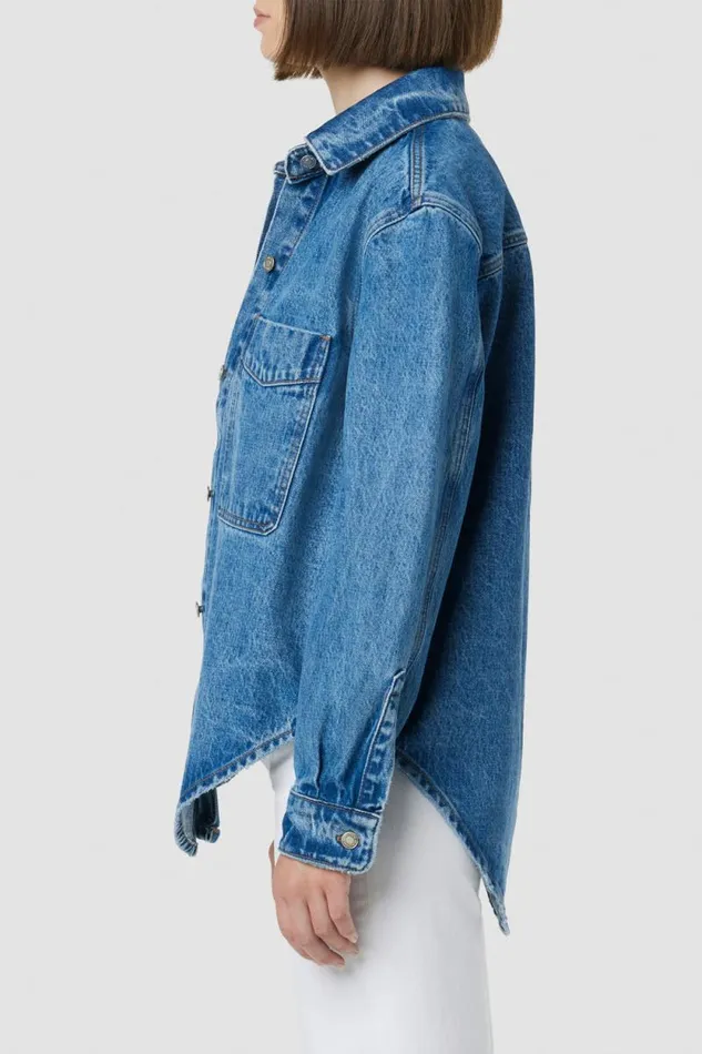 Jackets and Outerwear Women Hudson Jeans Oversized Shirt Jacket Goldenrod Jackets and Outerwear Women Hudson Jeans Oversized Shirt Jacket Goldenrod