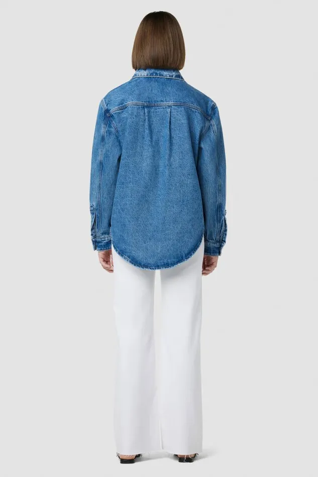 Jackets and Outerwear Women Hudson Jeans Oversized Shirt Jacket Goldenrod Jackets and Outerwear Women Hudson Jeans Oversized Shirt Jacket Goldenrod