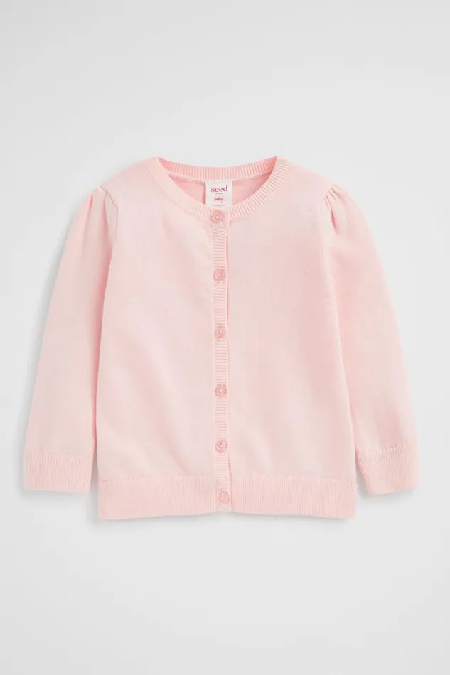Jackets and Vests Baby Seed Heritage Classic Cardigan Dusty Rose